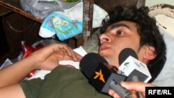 Bıçaqlanan Aqil Xəlil. 2008