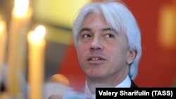 Russian baritone Dmitry Khvorostovsky attends the eighth Vienna Ball in Moscow in April.