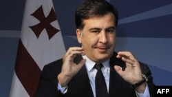 Georgian President Mikheil Saakashvili: "I am ready to cut off and send them those parts of my body which they have shown interest in more than once." (file photo)