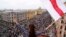 Александр Лукашенконың биліктен кетуін талап етіп, "Жаңа Беларусь маршына" шыққан азаматтар. Минск, 23 тамыз 2020 жыл.