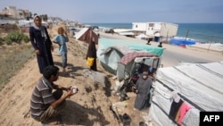 Лагерь для перемещённых лиц, Дейр-эль-Балах, сектор Газа, 3 июня 2024 года