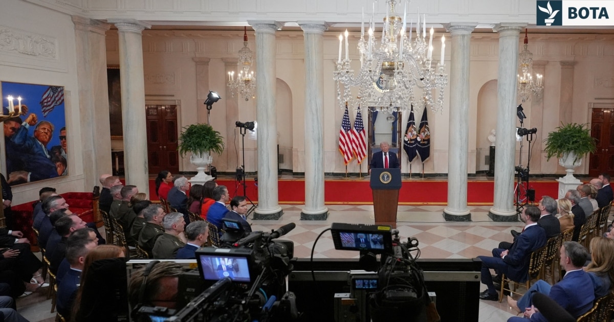 Trump për luftën në Iran  Pjesa më e vështirë është kryer