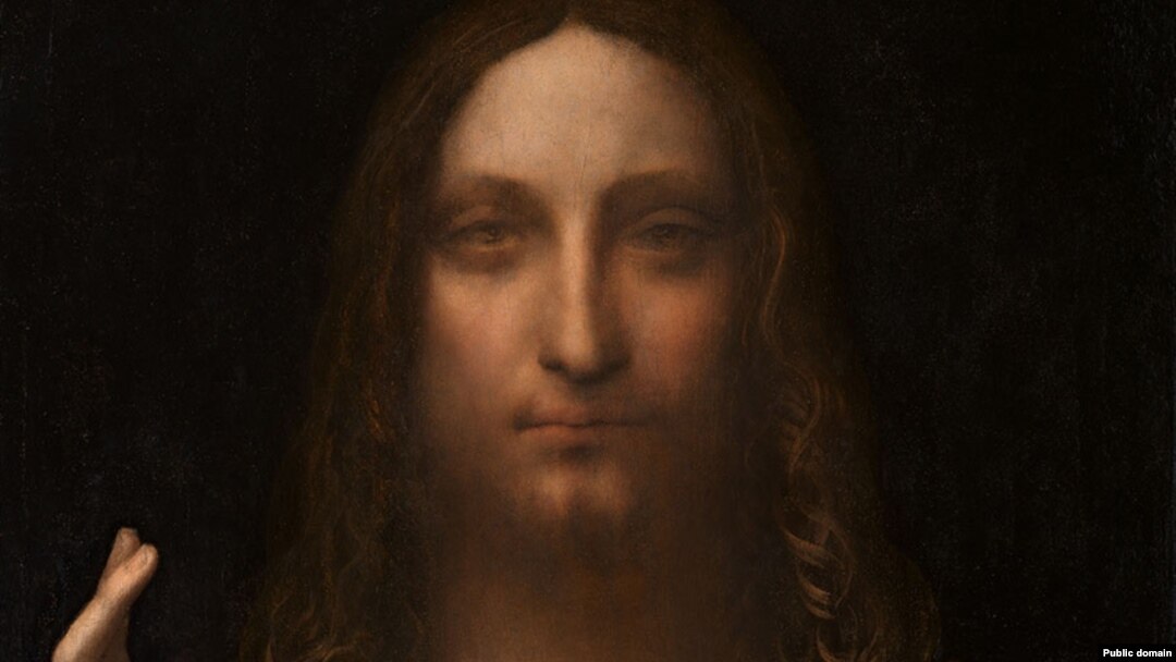 Dio slike "Salvator Mundi" Leonadra da Vincija