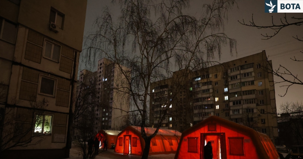  Ngrohim trupin dhe shpirtin   Tendat në Kiev që mbrojnë ukrainasit nga acari