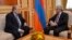 Armenia - President Serzh Sarkisian (R) meets with Armenian Ambassador to Britain Armen Sarkissian in Yerevan, 19Jan2018. 