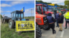 Protest al agricultorilor la Fălești, pe 28 septembrie 2026 (colaj Europa Liberă Moldova).