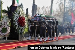مراسم به خاکسپاری محسن فخری‌زاده در ایران