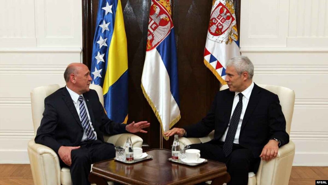 Sulejman Tihić i Boris Tadić, 15. jun 2010. Foto: Saša Čolić