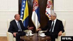 Sulejman Tihić i Boris Tadić, 15. jun 2010. Foto: Saša Čolić