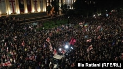 დრონით გადაღებული კადრი.
