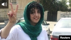 Лауреат Нобелевской премии мира Наргес Мохаммади 