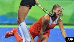 Holanda kundër Argjentinës, gara në hokej
