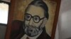 A portrait of Pakistan's only Nobel laureate Professor Abdus Salam at the state-run school where he received his early education in the town of Jhang (file).