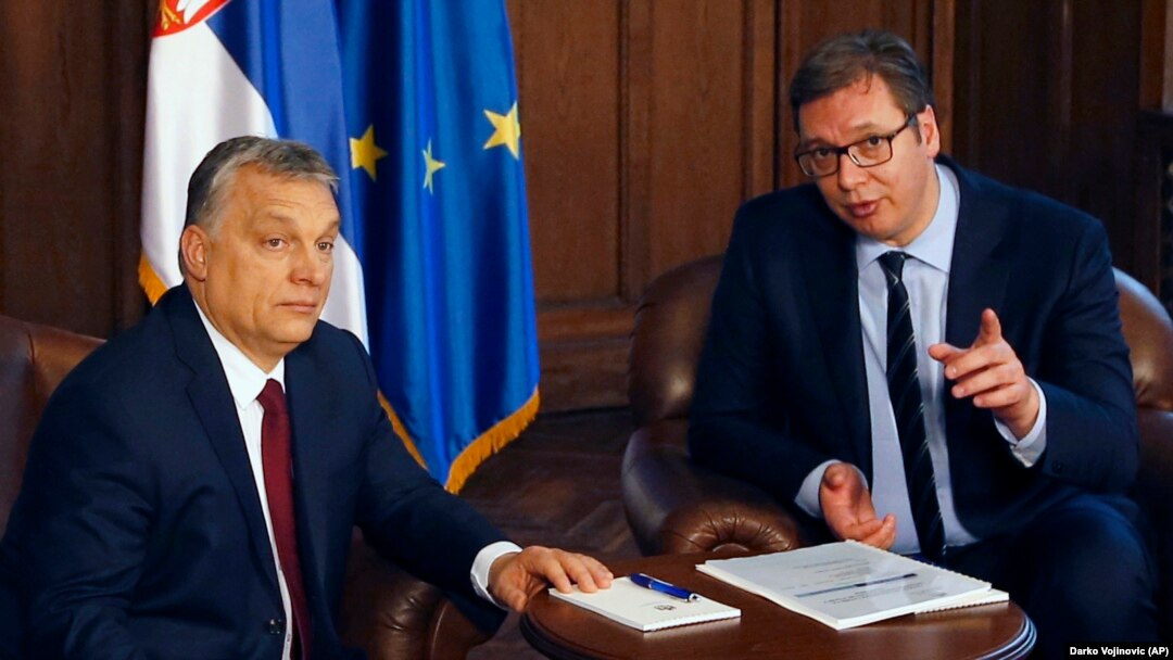 Orban i Vučić, 2018.