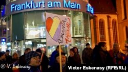 Frankfurt pe Main: diaspora demonstrează solidară cu protestatarii din România