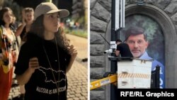 მეგი დიასამიძე თბილისში გაკეთებული წარწერისთვის ლანჩხუთთან დააკავეს იმ დროს, როცა თბილისიდან ბათუმისკენ სამარშრუტო ტაქსით მგზავრობდა.