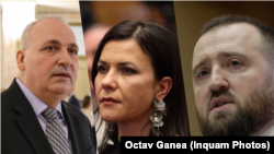 Procurorii Viorel Cerbu, Cristina Chiriac și Marius Voineag.