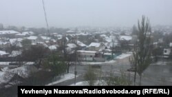 Таку нетипову для кінця квітня картину бачили цього тижня жителі кількох областей України