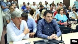 Миле Јанакиески на рочиште за случајот Титаник