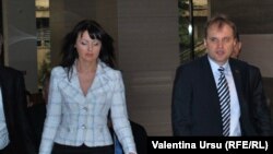 Evgheni Șevciuk cu Nina Stanski la Tiraspol