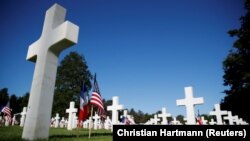 A general view of the Normandy American Cemetery and Memorial Colleville-sur-Mer, France. (file photo)