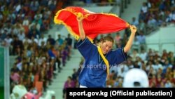 Чемпион Азиатских игр в закрытых помещениях по борьбе Алыш Нурзат Бактияр кызы.