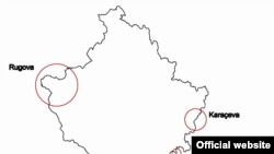 Hartë e publikuar nga Lëvizja "Vetëvendosje"