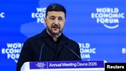 Владимир Зеленский. Давос, 22-январь 2026-жыл
