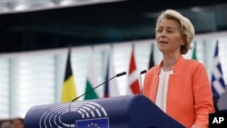 Președinta Comisiei Europene, Ursula von der Leyen.