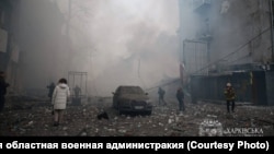 Последствия обстрела Харькова 2 января 2026 года