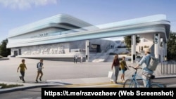 Візуалізація реконструкції кінотеатру «Росія» у Севастополі. Скріншот