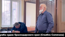 Алигаджи Магомедов, кадр из видео объединенной пресс-службы судов Краснодарского края