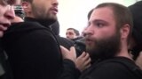 Rival Student Protesters Scuffle In Tbilisi