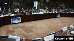 Рада ЭЗ на пасяджэньні 23 траўня 2011 ў Брусэлі, калі былі ўведзеныя чарговыя санкцыі супраць афіцыйнага Менску