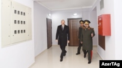 Ալրևը զինվորականների բնակարանամուտի հանդիսավոր արարողության ժամանակ, 17-ը դեկտեմբերի, 2018թ.