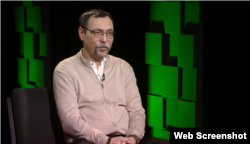 Сергій Несвіт під час інтерв'ю на Радіо Свобода