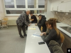 Biračko mjesto u Zvorniku, 23. novembar 2025.