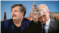 Коллаж: писатель Дмитрий Быков и президент России Владимир Путин