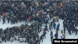 Баймак, 17 января 2024 года. Кадры оперативной съемки