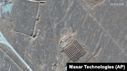 یک تصویر ماهواره‌ای از ساخت و سازها در سایت فردو