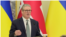 British Prime Minister Keir Starmer in Kyiv on January 16