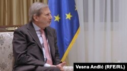 Европскиот комесар за проширување Јоханес Хан