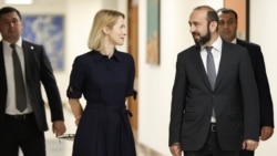 ԵՄ արտաքին քաղաքական գերատեսչության ղեկավար Կայա Կալասը և ՀՀ ԱԳ նախարար Արարատ Միրզոյանը, արխիվ