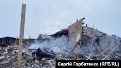 Наслідки російської дронової атаки на село Черкаське поблизу Словʼянська, Донецька область, 23 січня 2026 року