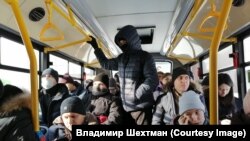 Задержанные на митинге в Новокузнецке