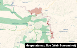 Сірі та червоні зони на кордоні з РФ у Сумській області, мапа DeepState станом на 13 квітня 2026 року