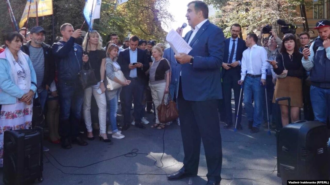 Михаил Саакашвили в Киеве 