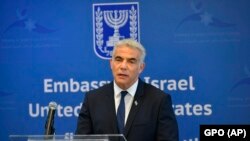 Ministri i Jashtëm i Izraelit, Yair Lapid. 