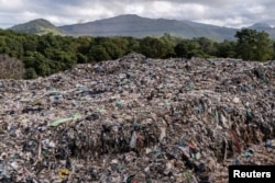 Poluare cu plastic în Filipine.