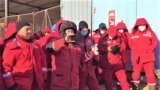Kazakhstan – KMK Munai oil company workers protest / strike. Kokzhide oilfield in Aktobe region. January 27, 2021